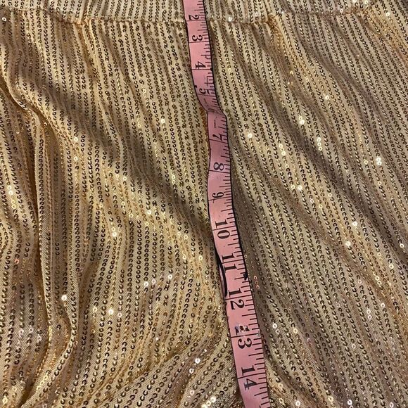 Sequin Pinstripe Joggers - Picture 3 of 5